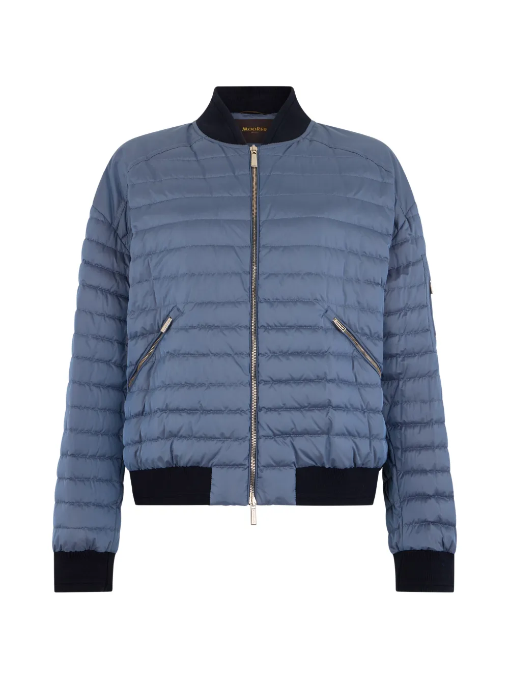 Moorer quilted padded jacket - Blue