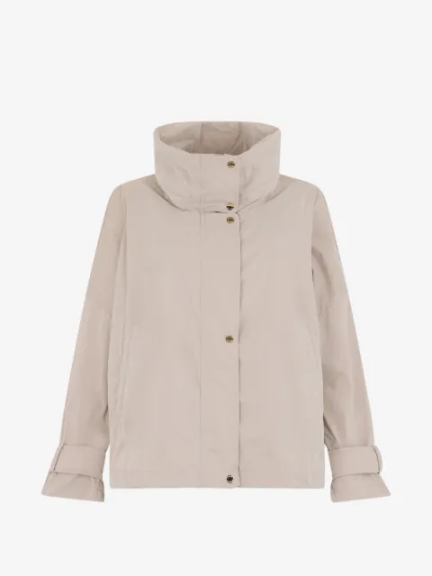 Moorer high-neck long-sleeve jacket