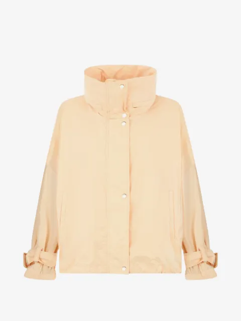 Moorer oversized high-neck jacket