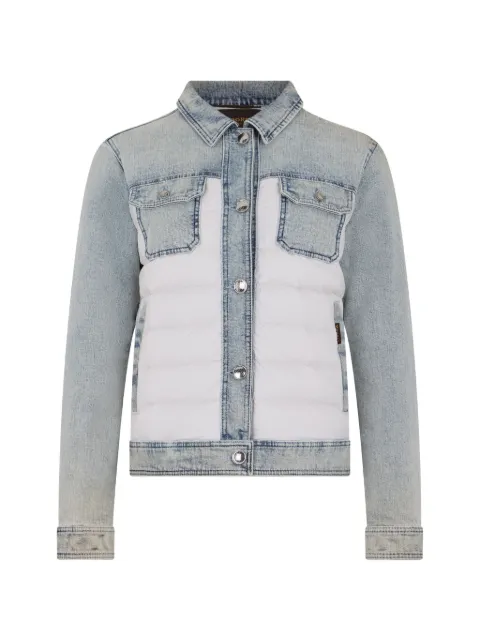 Moorer panelled denim jacket