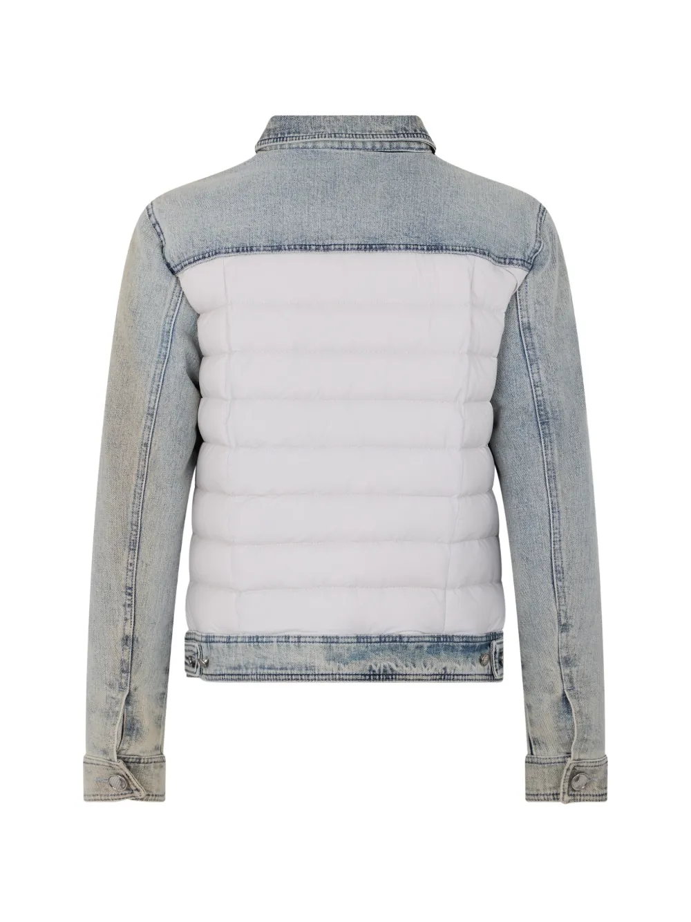 Moorer Panelled Denim Jacket - Blue 