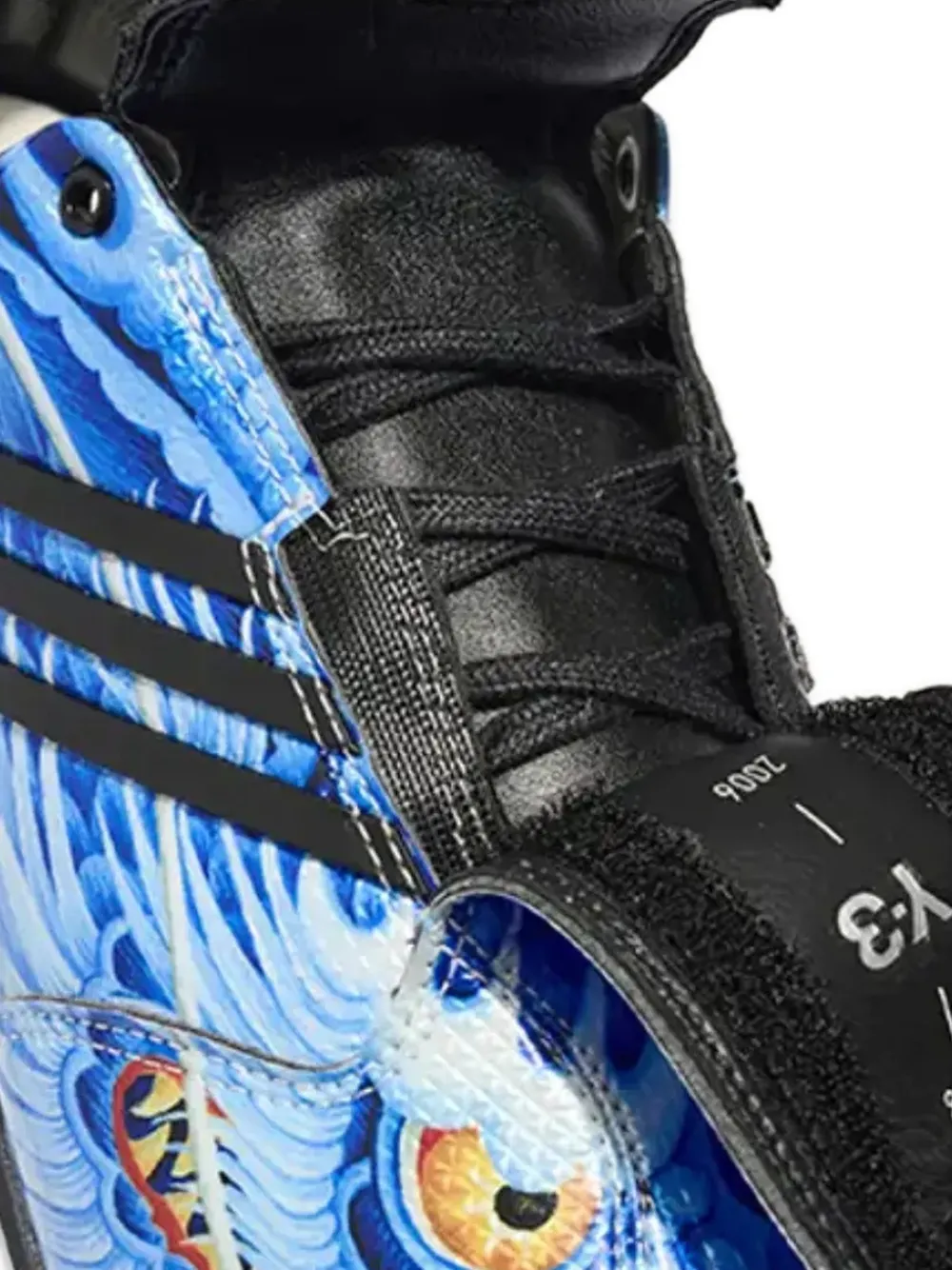 Y-3 Sneakers met draak-print Blauw