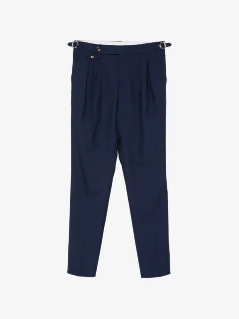 Brunello Cucinelli pleated buckle trousers