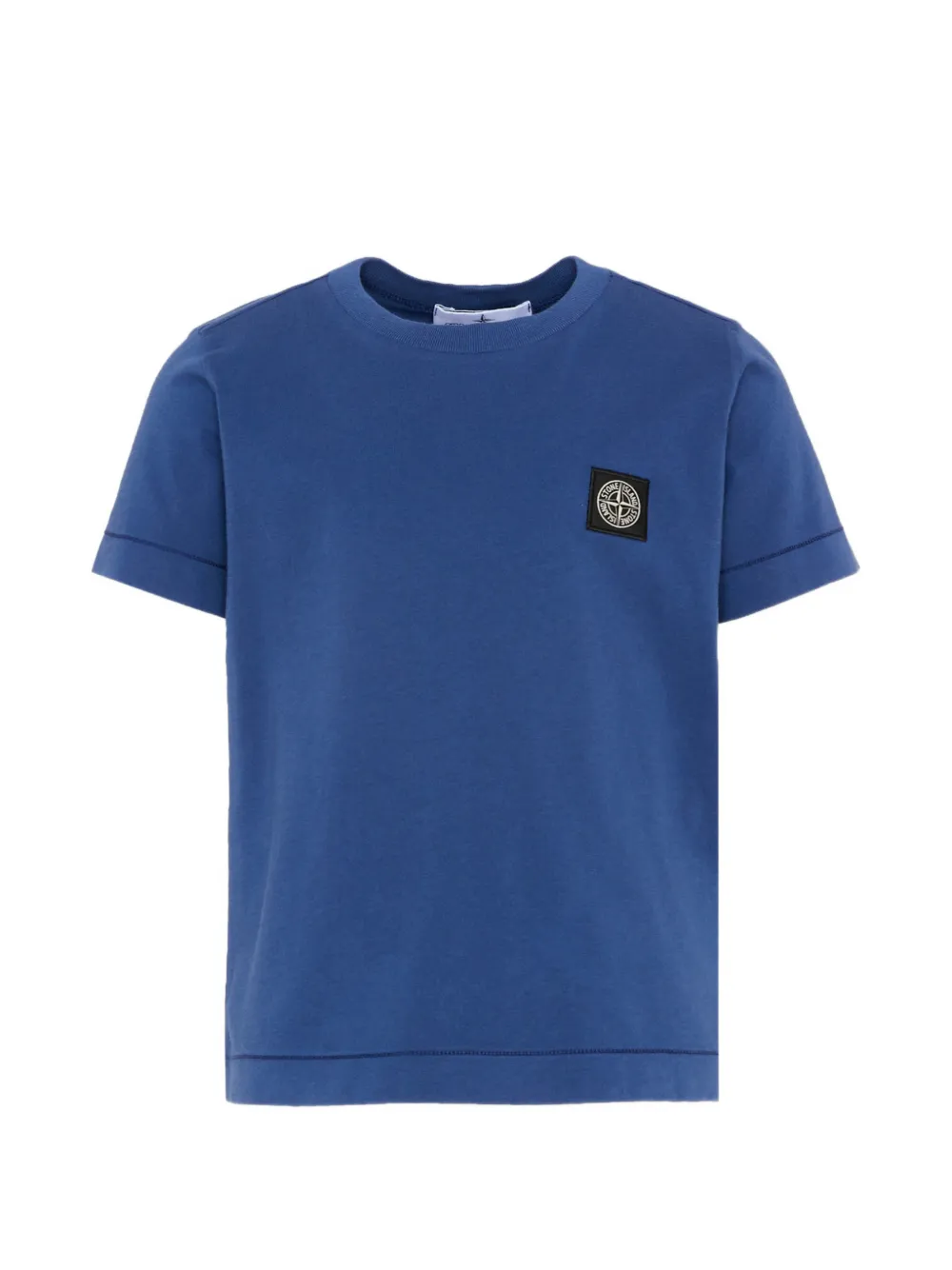 Stone Island Junior patch short-sleeves T-shirt - Blu