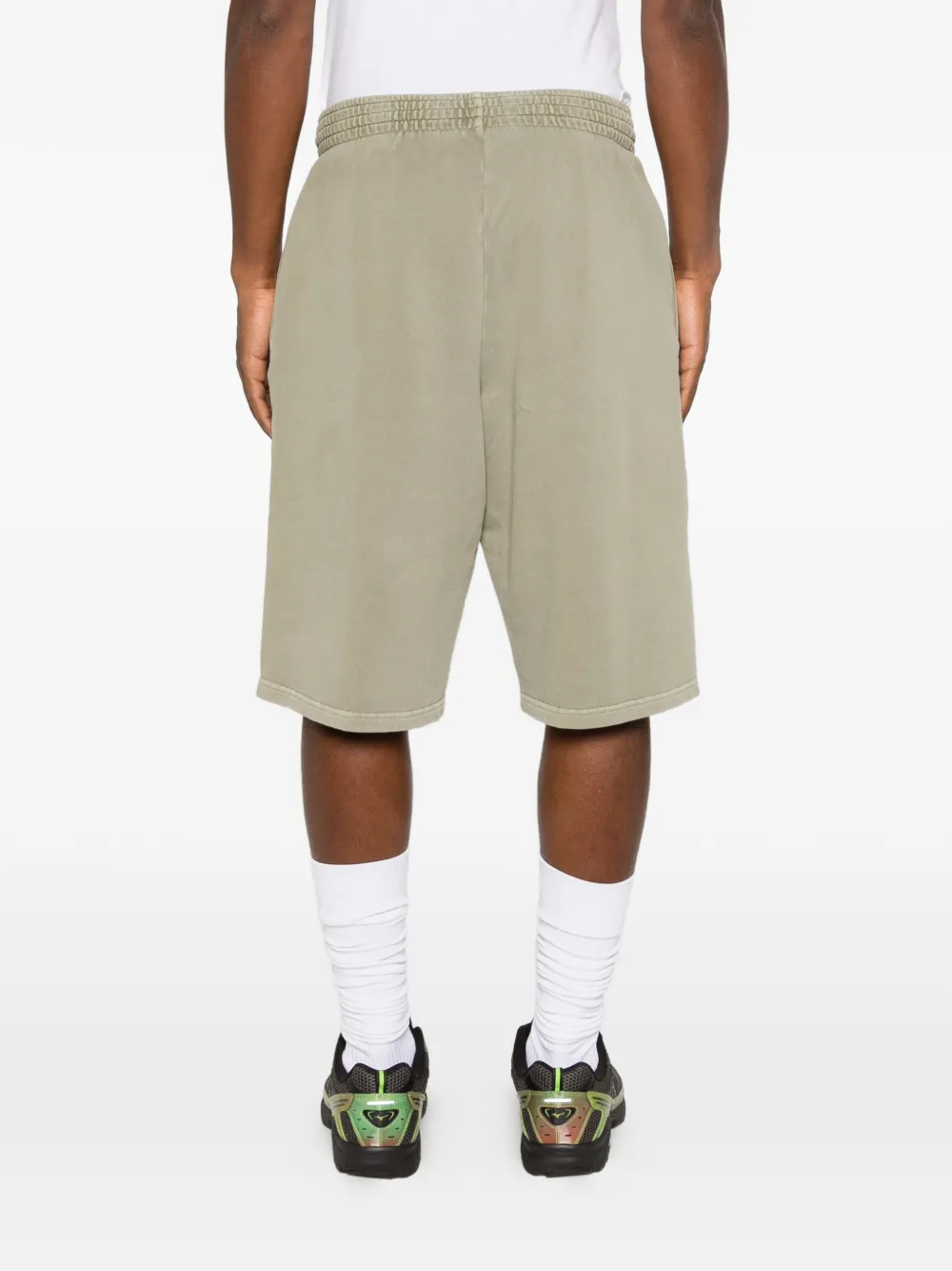 Martine Rose Shorts met logoprint Groen