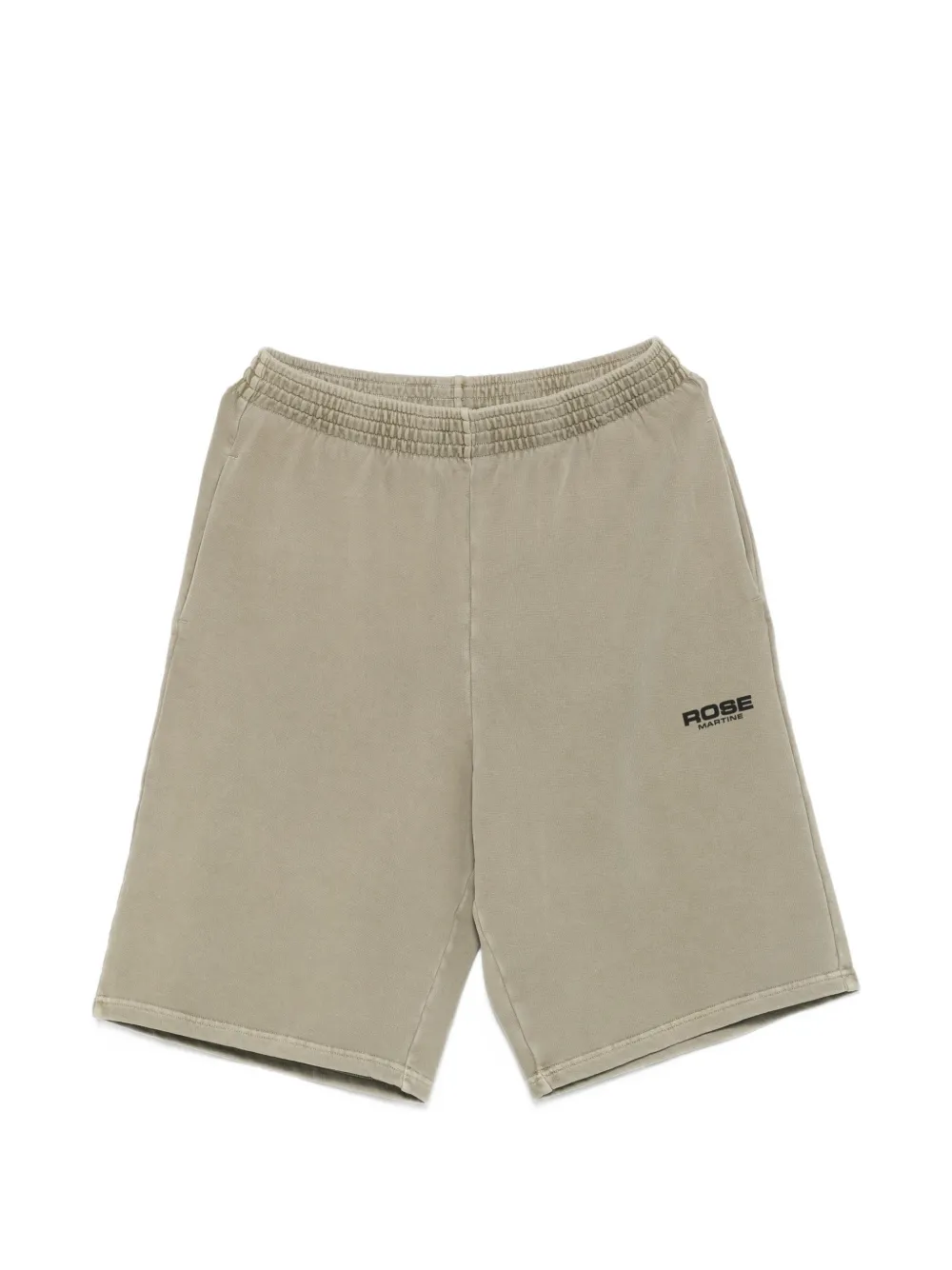 Martine Rose logo-print shorts - Verde