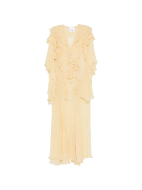 Erika Cavallini robe volantée à col v