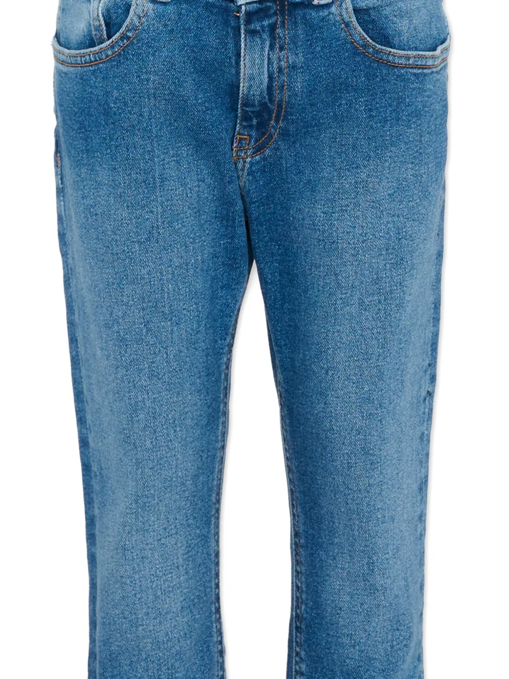 Calvin Klein Kids Jeans met 5 zakken Blauw