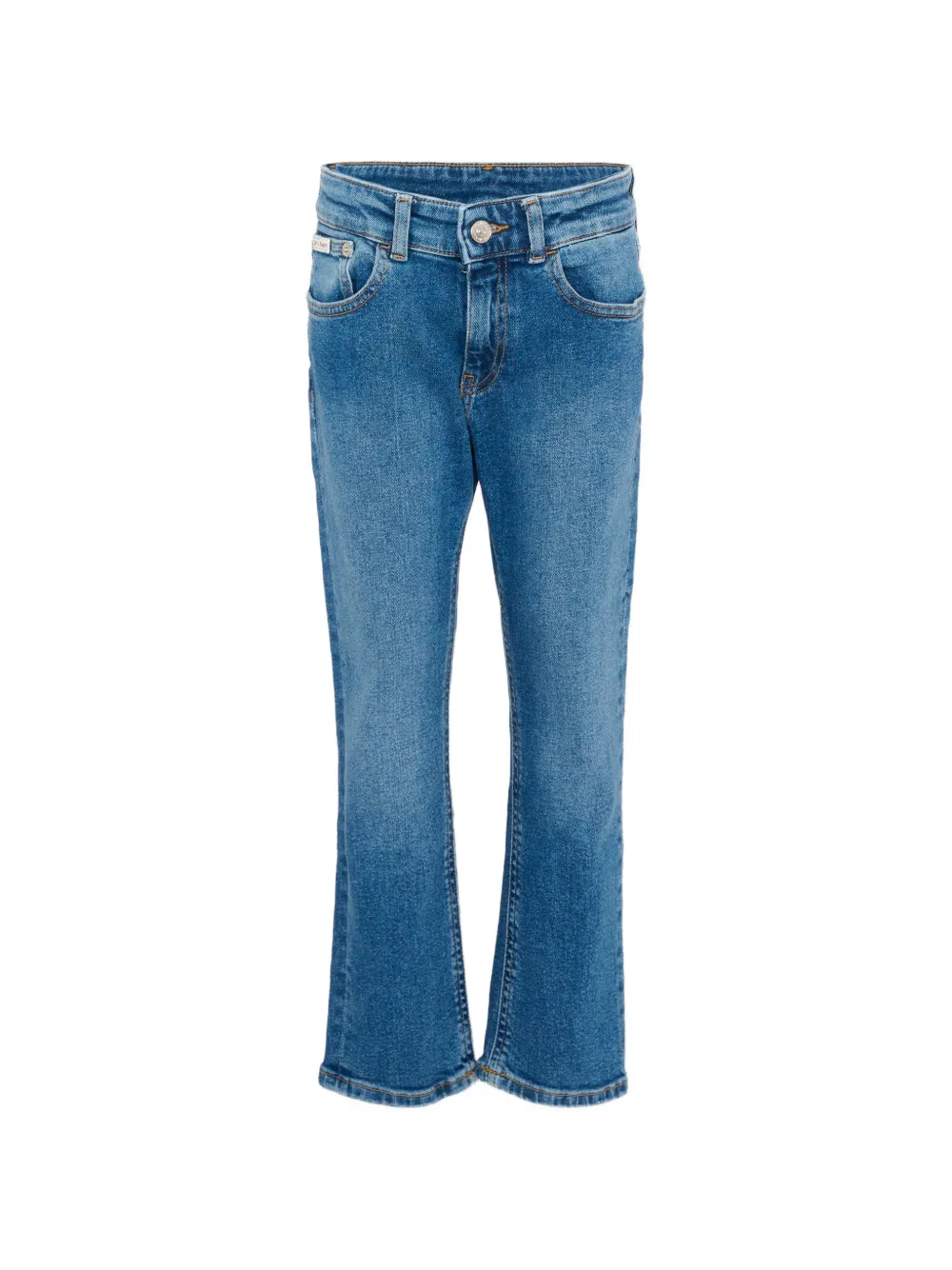 Calvin Klein Kids five-pocket jeans - Blu