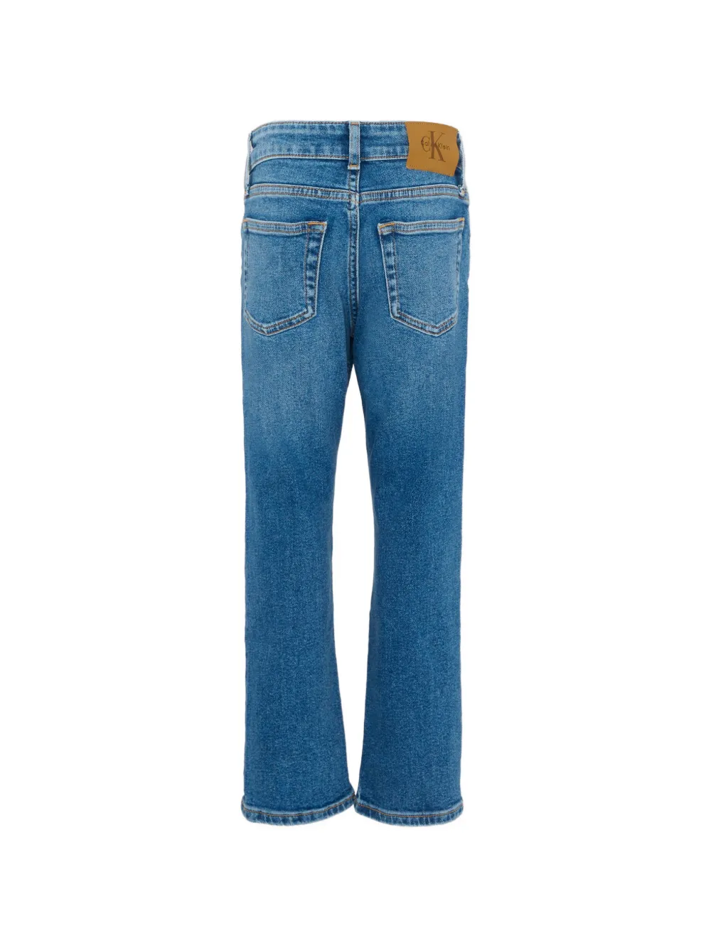 Calvin Klein Kids Jeans met 5 zakken Blauw