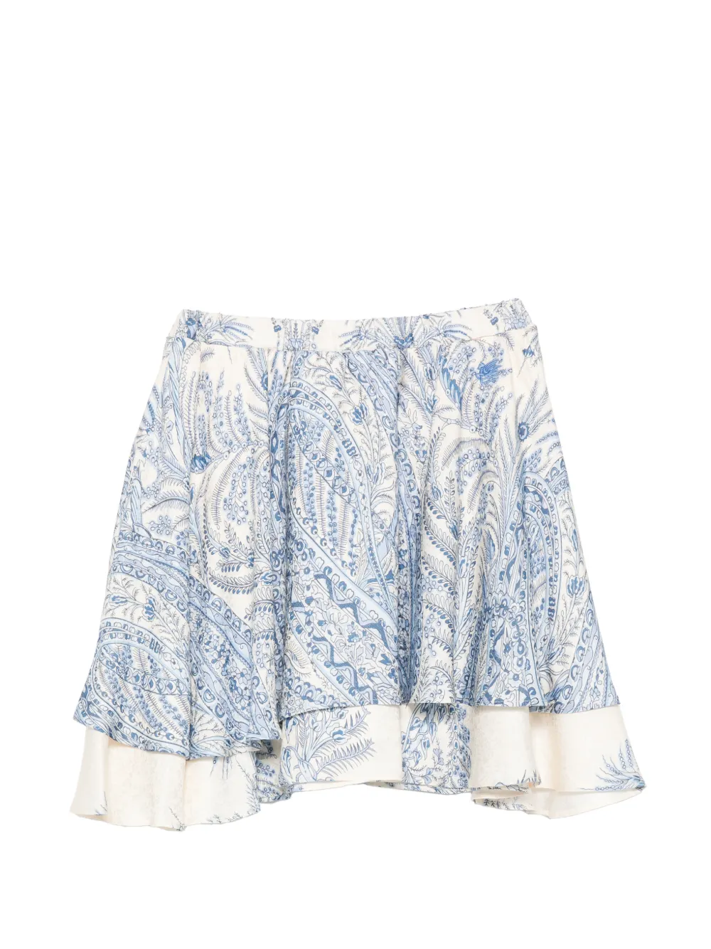 ETRO KIDS Rok met paisley-print Blauw