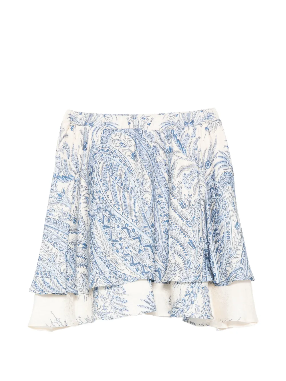 ETRO KIDS paisley skirt - Blu