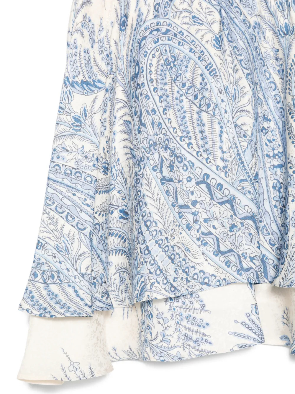 ETRO KIDS Rok met paisley-print Blauw