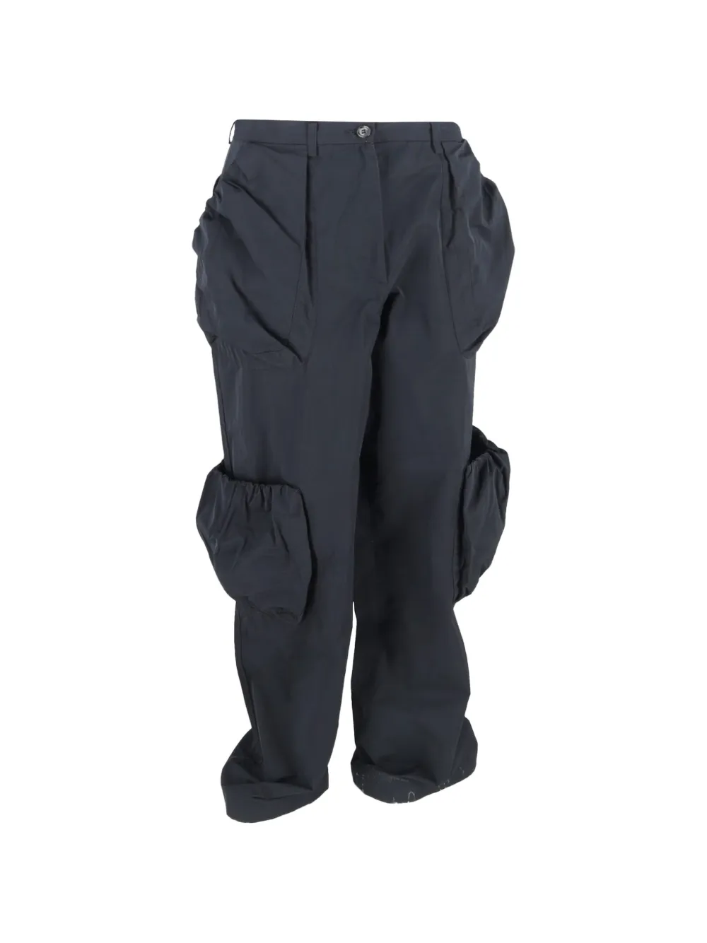 Dries Van Noten Pre-Owned 3D-pocket cargo trousers - Nero