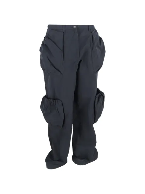 Dries Van Noten Pre-Owned pantalones cargo con bolsillos 3D