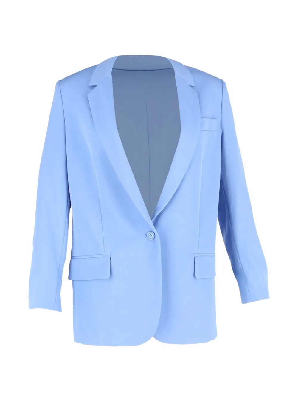 Stella McCartney Pre-Owned single-breasted oversized blazer - Blu