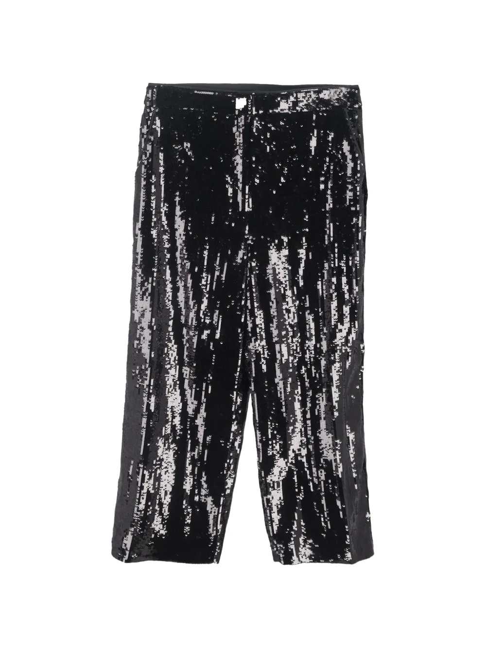 Theory sequined straight-leg trousers - Nero