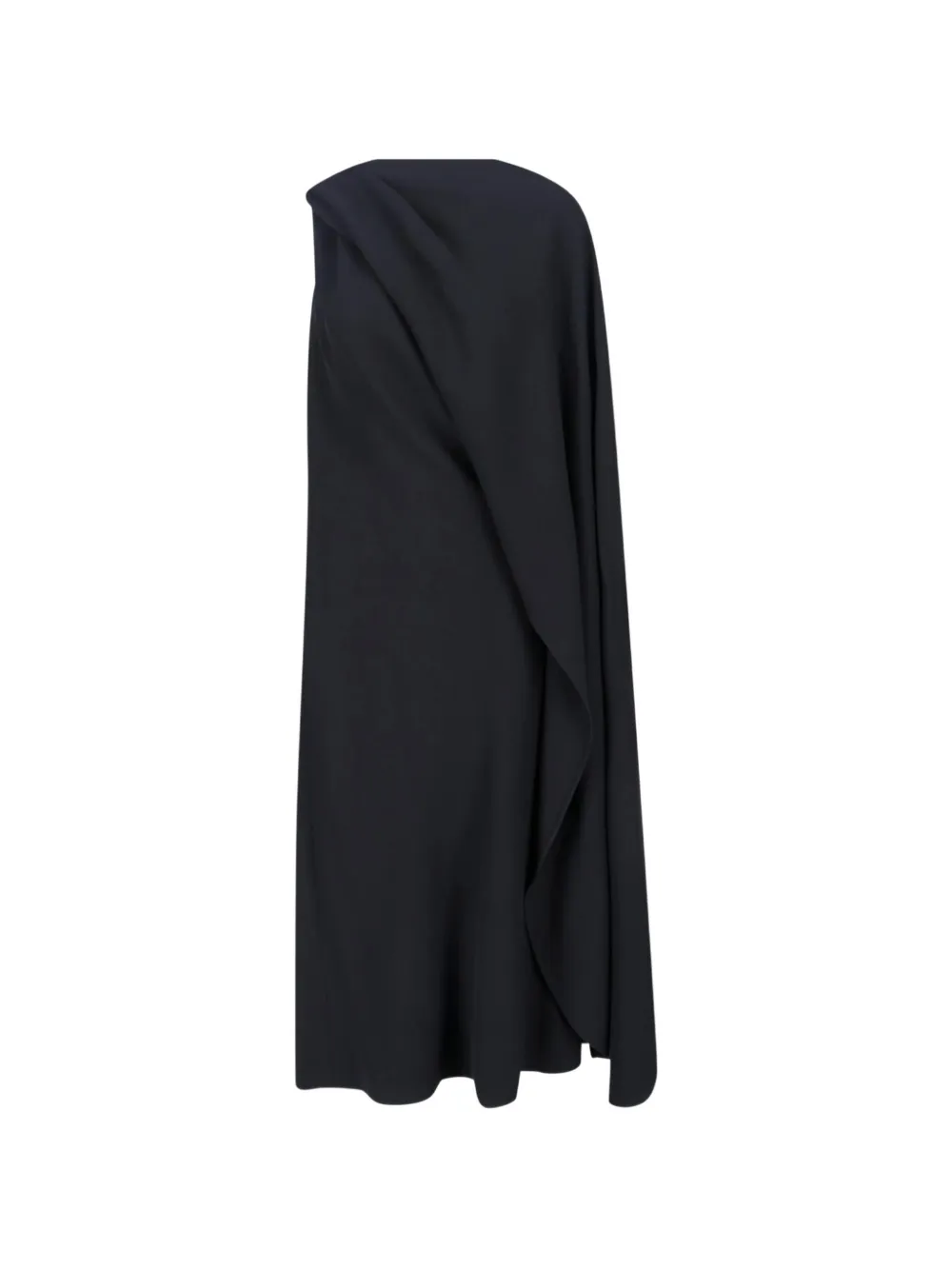Balenciaga draped maxi dress - Nero