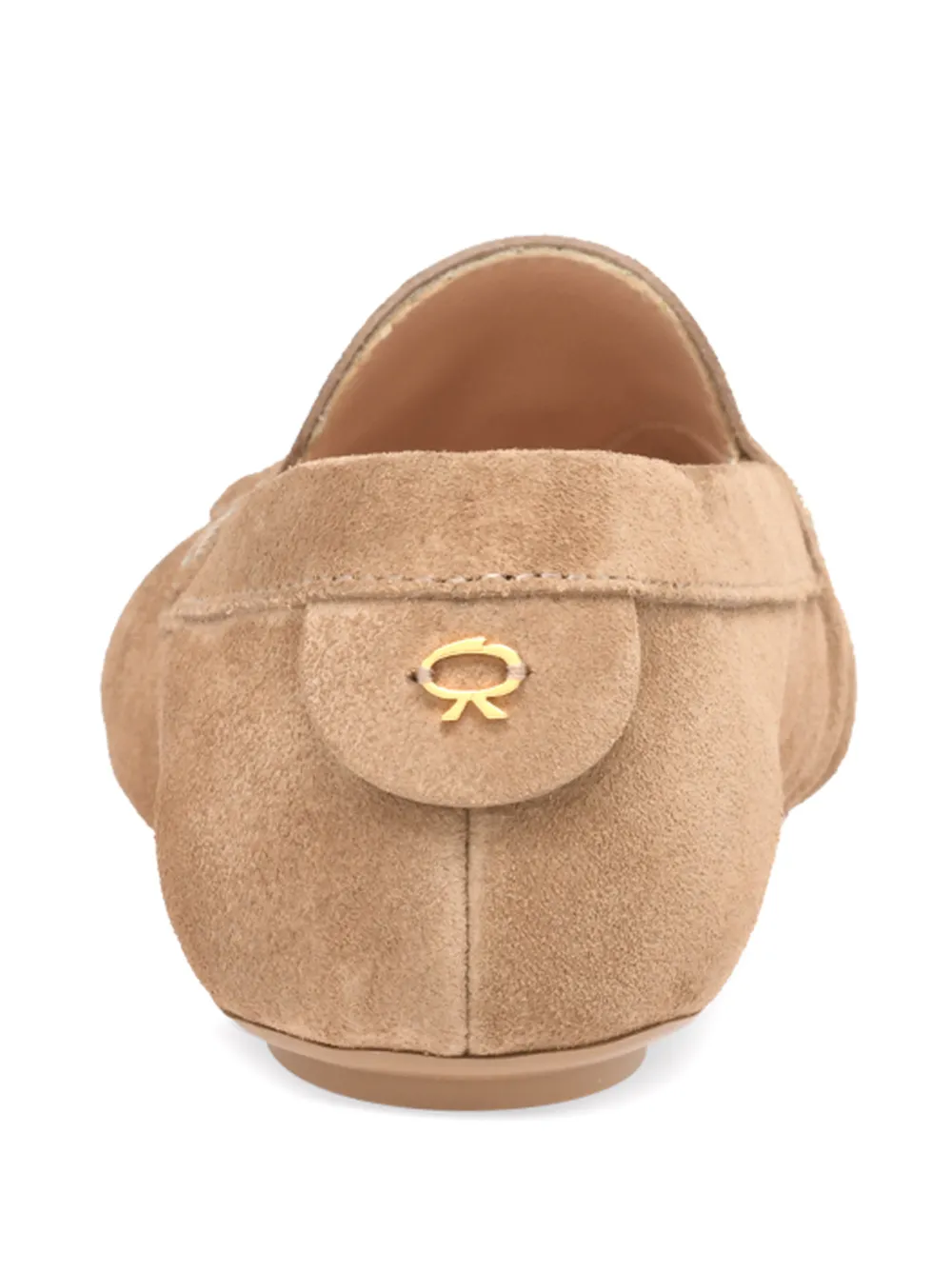 Gianvito Rossi THèA suède loafers met kwastjes Bruin