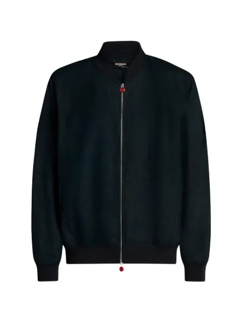 Kiton zip linen jacket