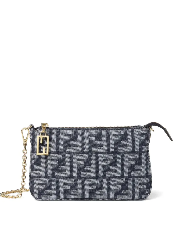FENDI モノグラム ハンドバッグ | ブルー | FARFETCH JP