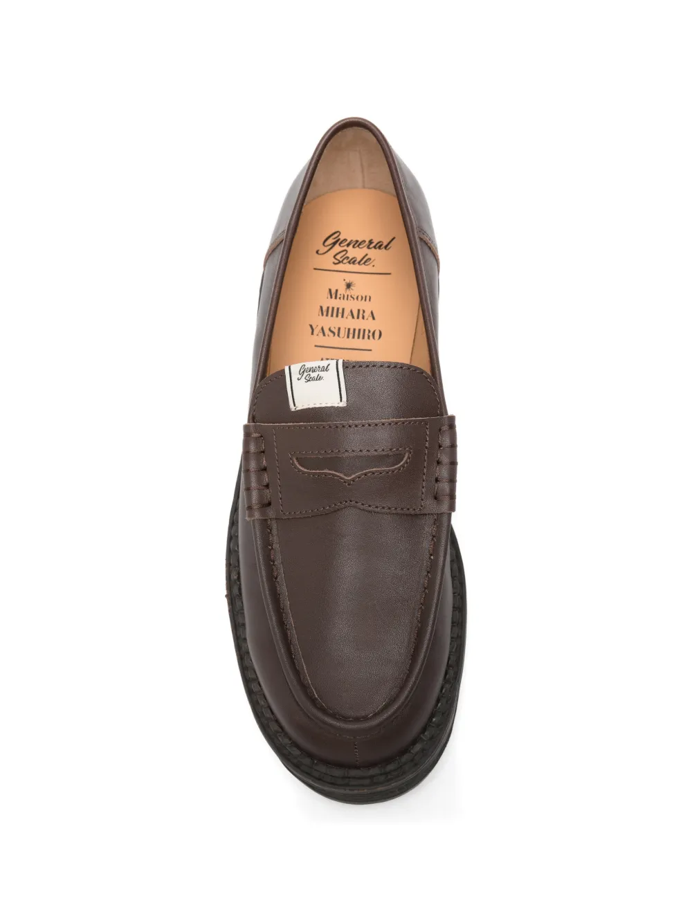 Maison MIHARA YASUHIRO slip-on penny loafers Bruin