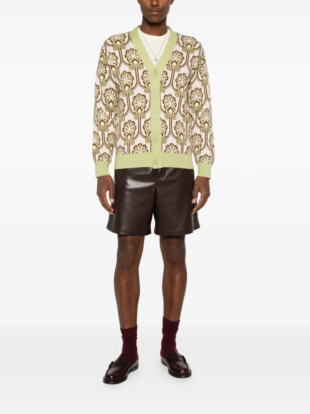 Drôle De Monsieur Tapisserie Florale vest Roze