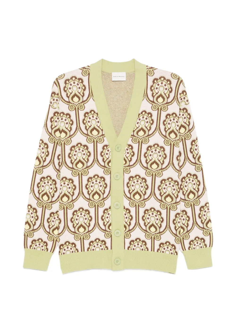 Drôle De Monsieur Tapisserie Florale cardigan - Rosa