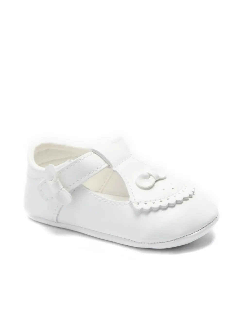 Tulleen Scarpe Clarisse con fiocco - Bianco