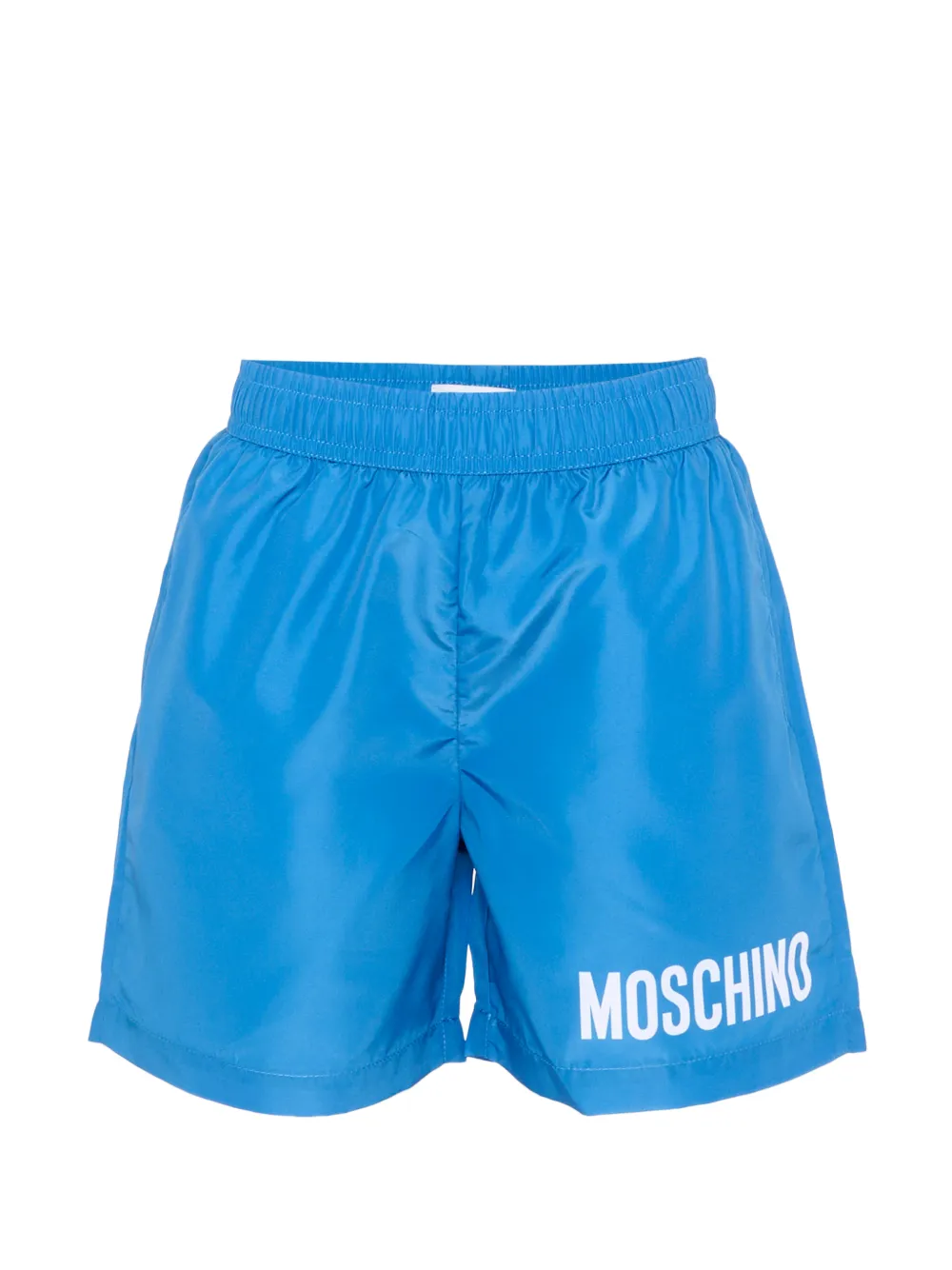Moschino Kids elasticated swim shorts - Blu