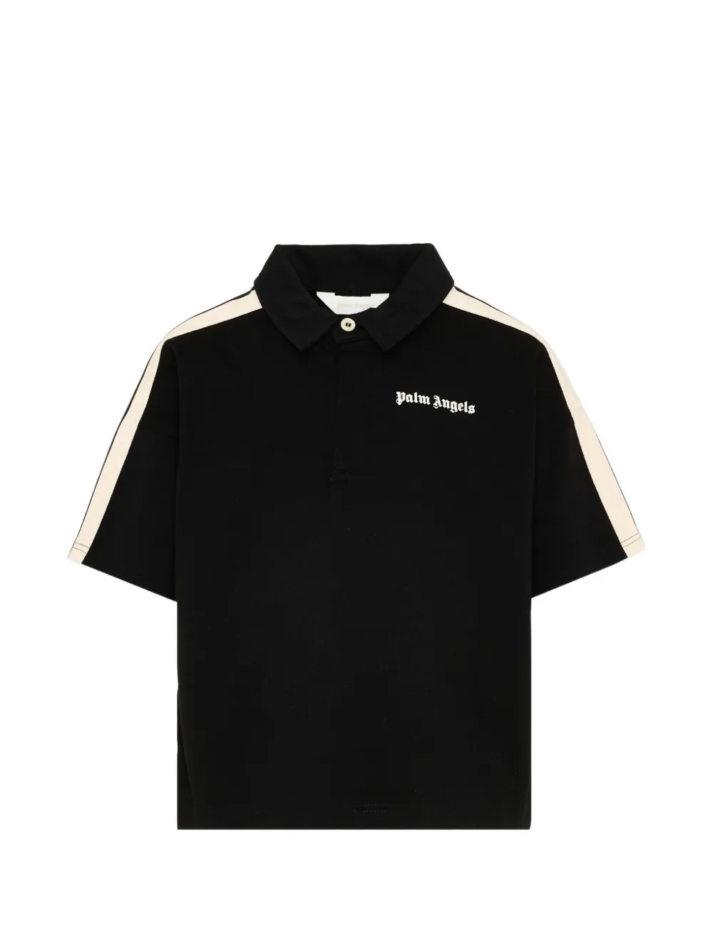 Palm Angels Kids short-sleeve polo shirt - Nero