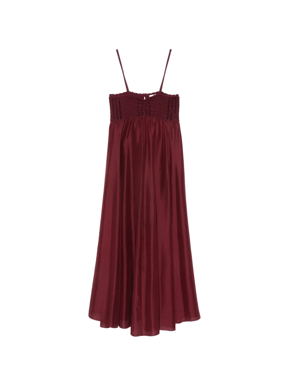 Forte Forte sleeveless crochet-knitted maxi dress - Rosso