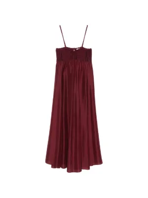 plum bridesmaid dresses under 100 Celena Maxi Dress Burgundy Burnout main image 1