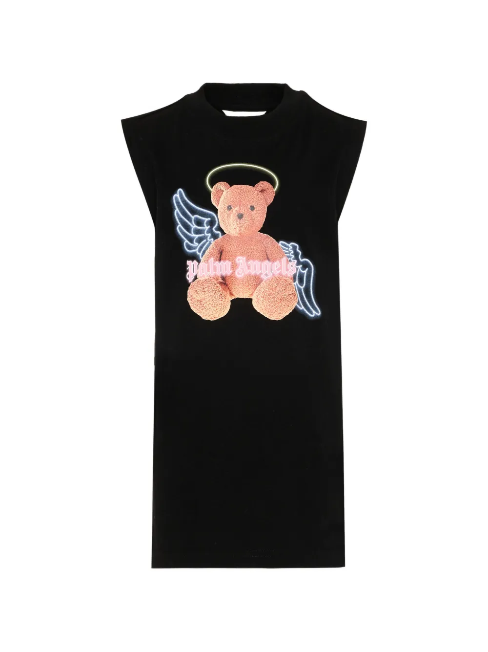 Palm Angels Kids bear-graphic dress - Nero