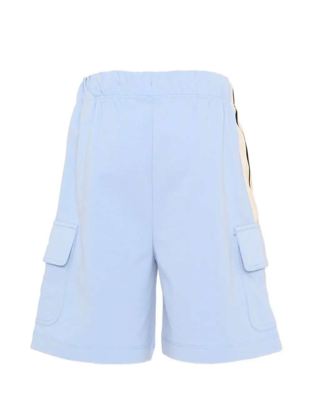 Palm Angels Kids Shorts met zijstreep Blauw