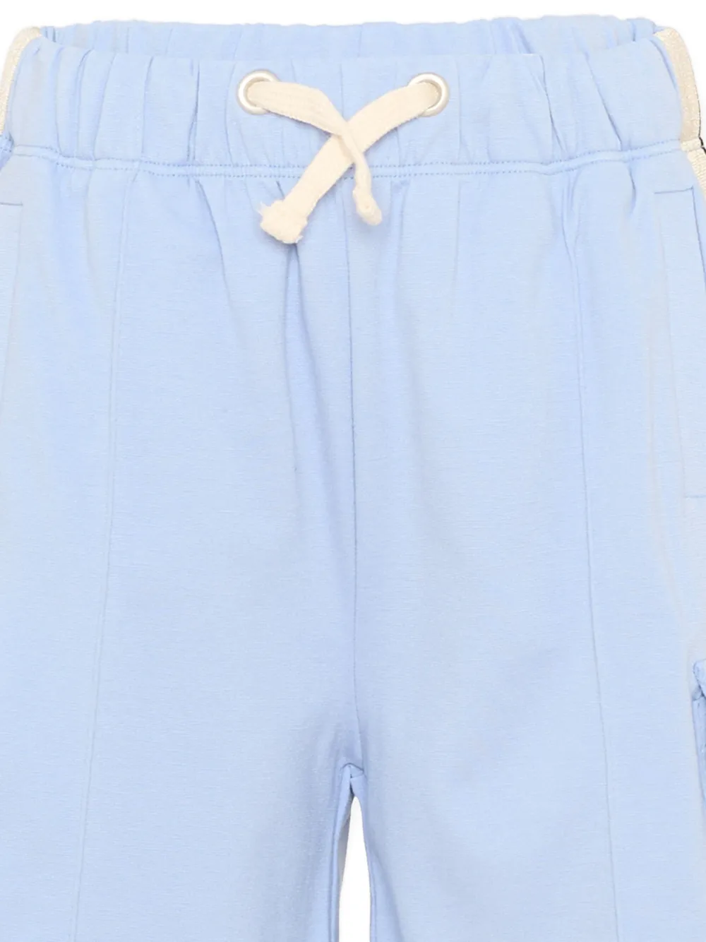 Palm Angels Kids Shorts met zijstreep Blauw