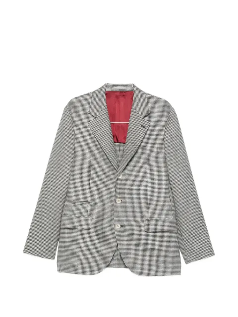Brunello Cucinelli houndstooth blazer