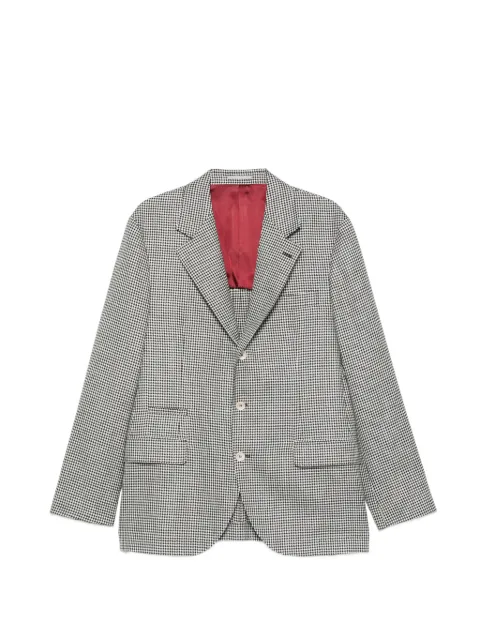 Brunello Cucinelli houndstooth blazer