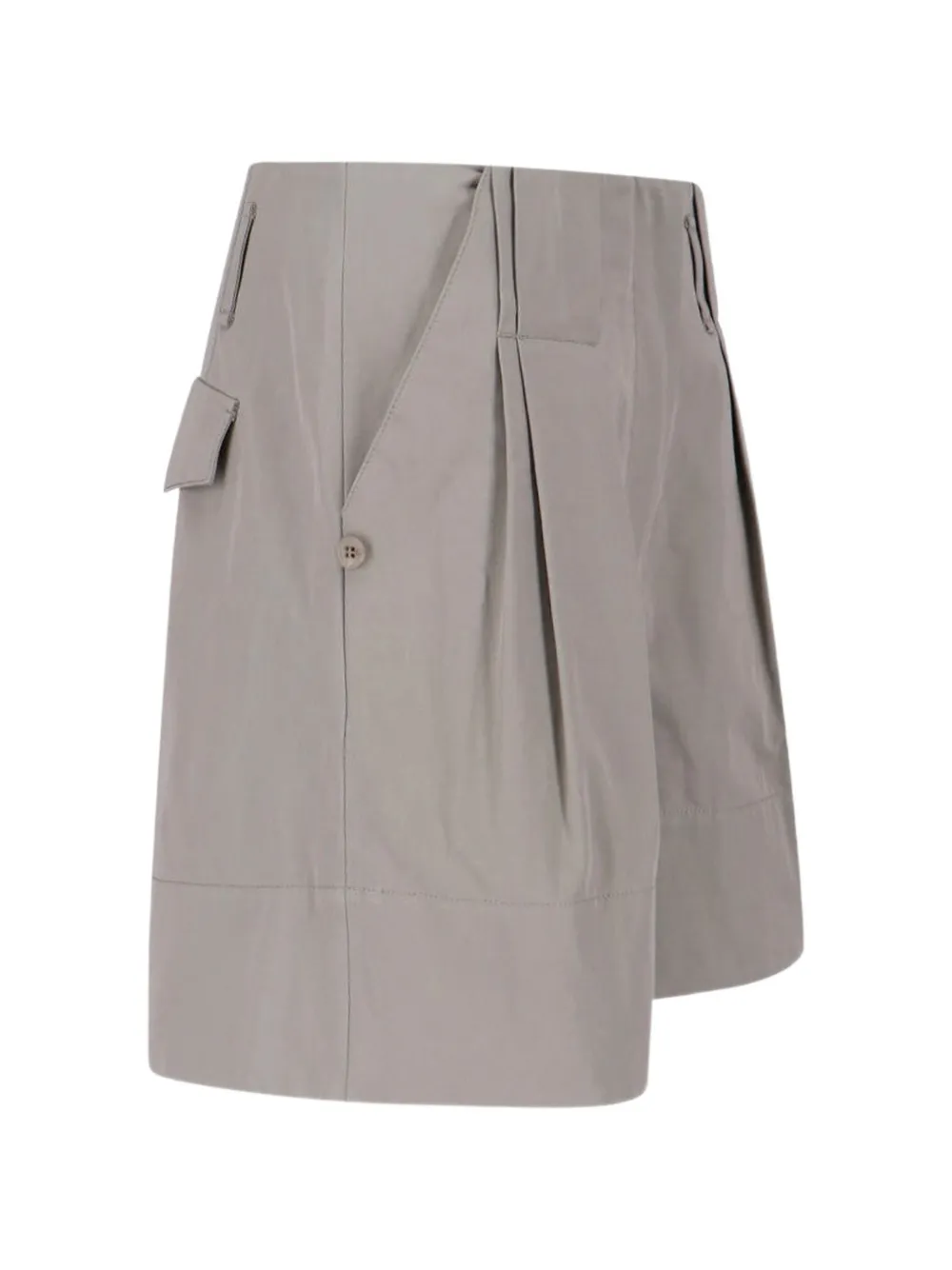  Low Classic Pleated Shorts - Grey 