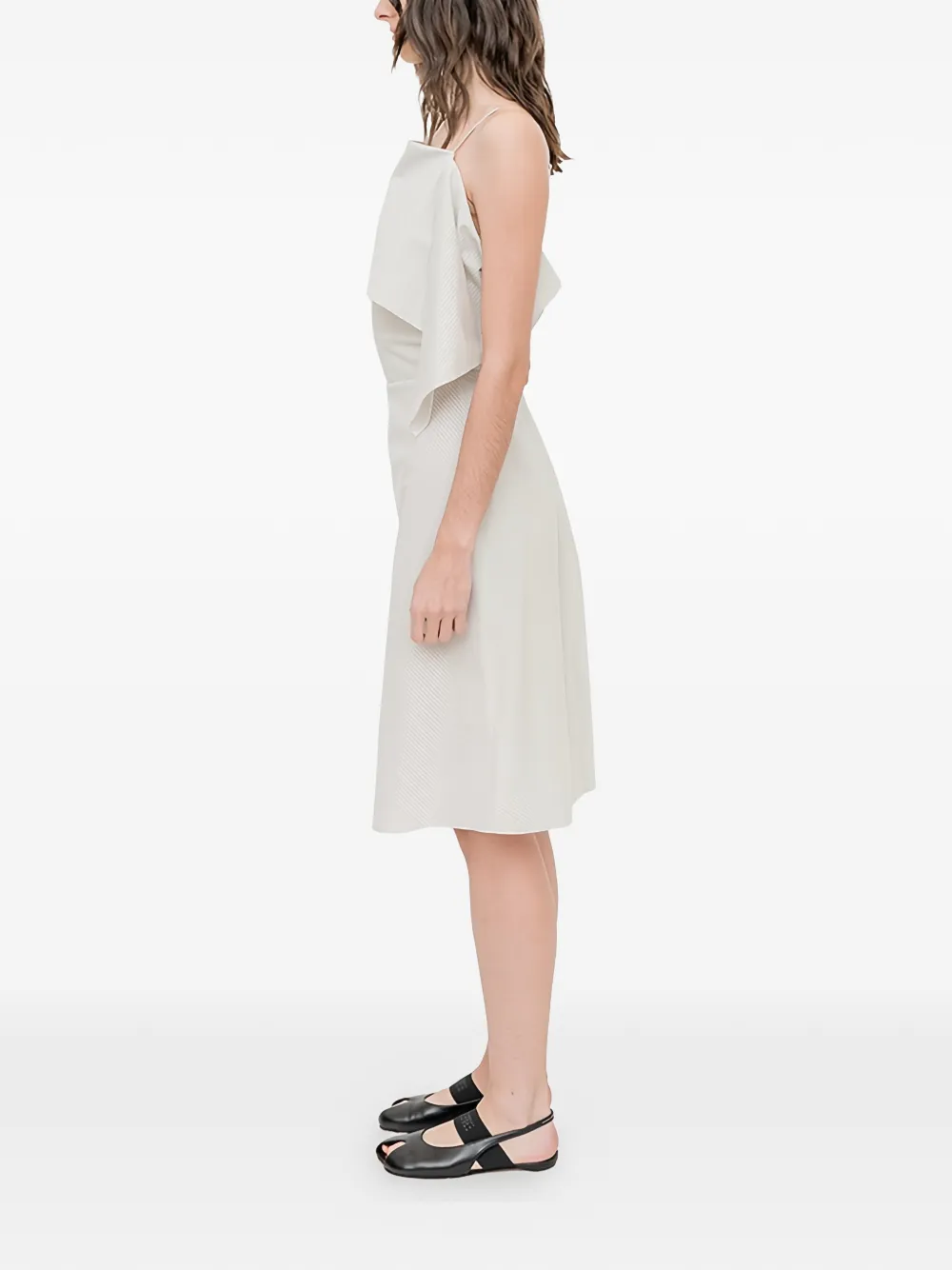 MM6 Maison Margiela Jurk met open schouders Beige