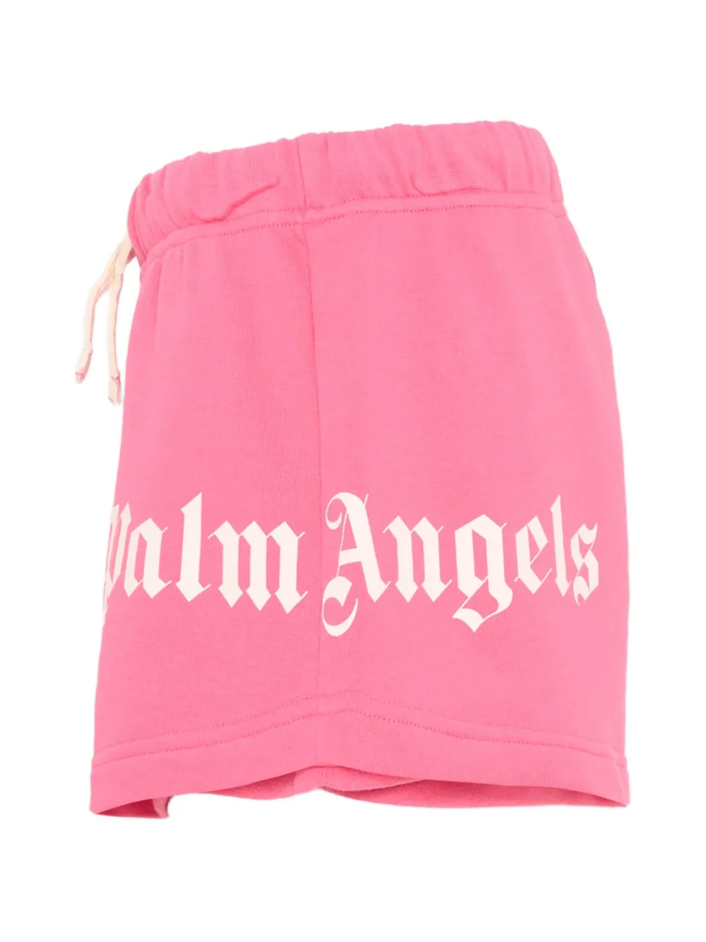  Palm Angels Kids Logo-print Drawstring Shorts - Pink 