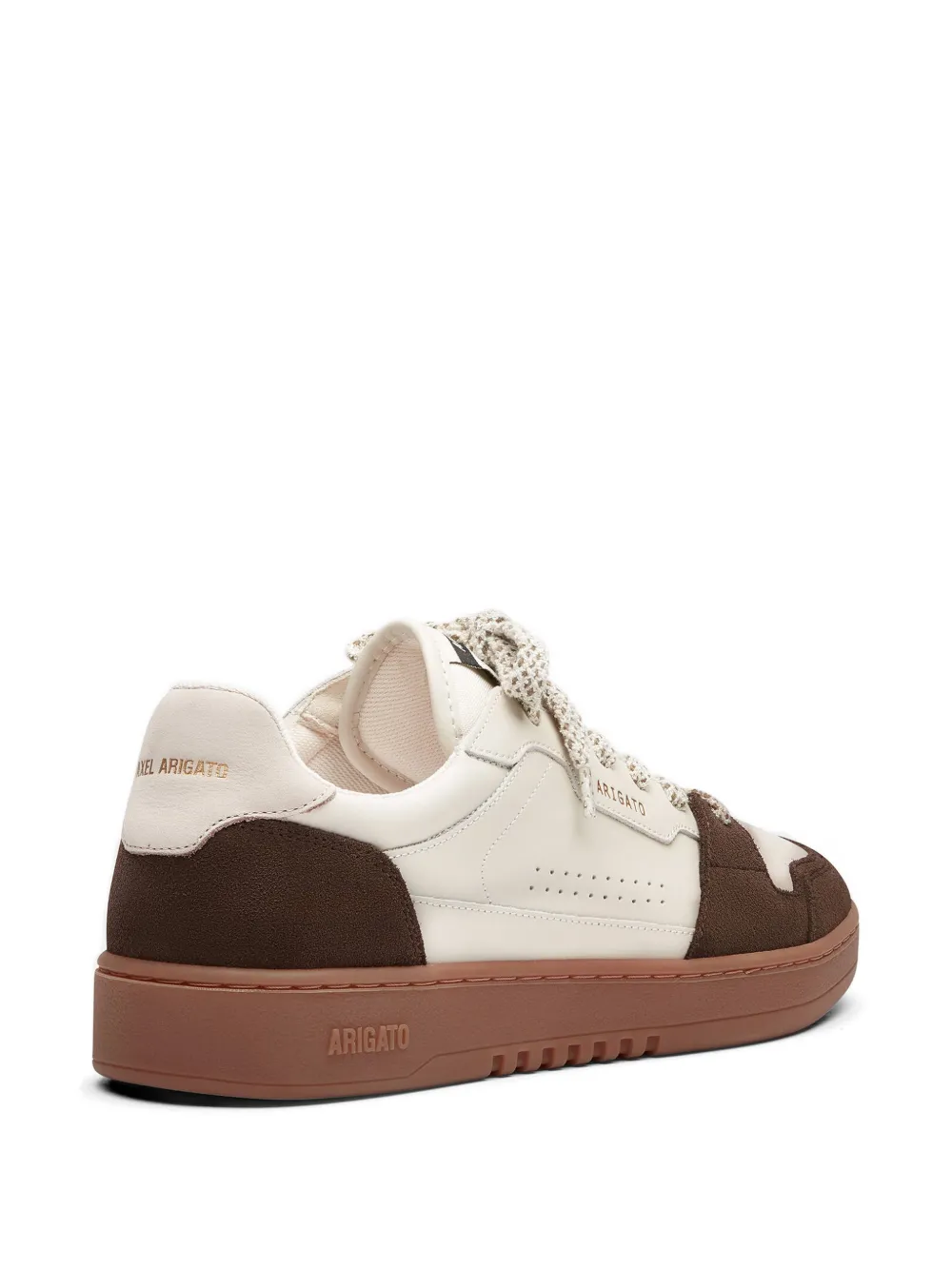 Axel Arigato Dice Lo donkerbeige low-top sneakers