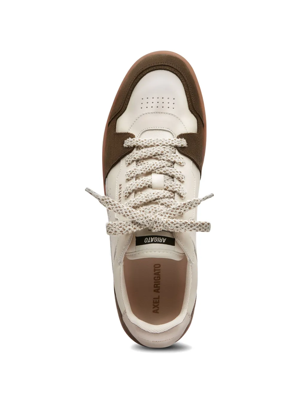 Axel Arigato Dice Lo donkerbeige low-top sneakers