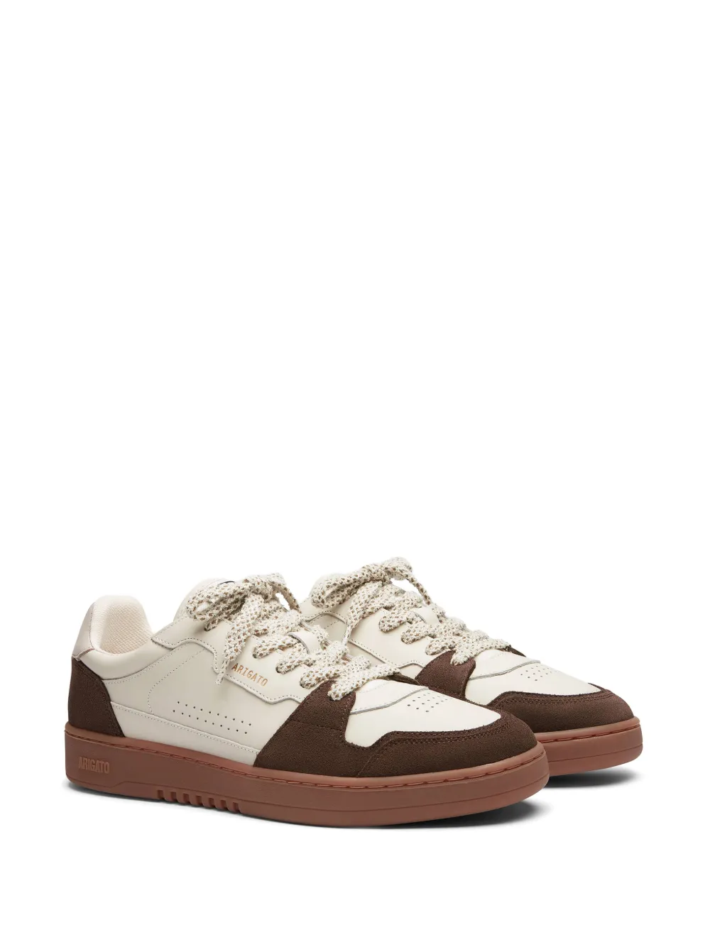 Axel Arigato Dice Lo donkerbeige low-top sneakers