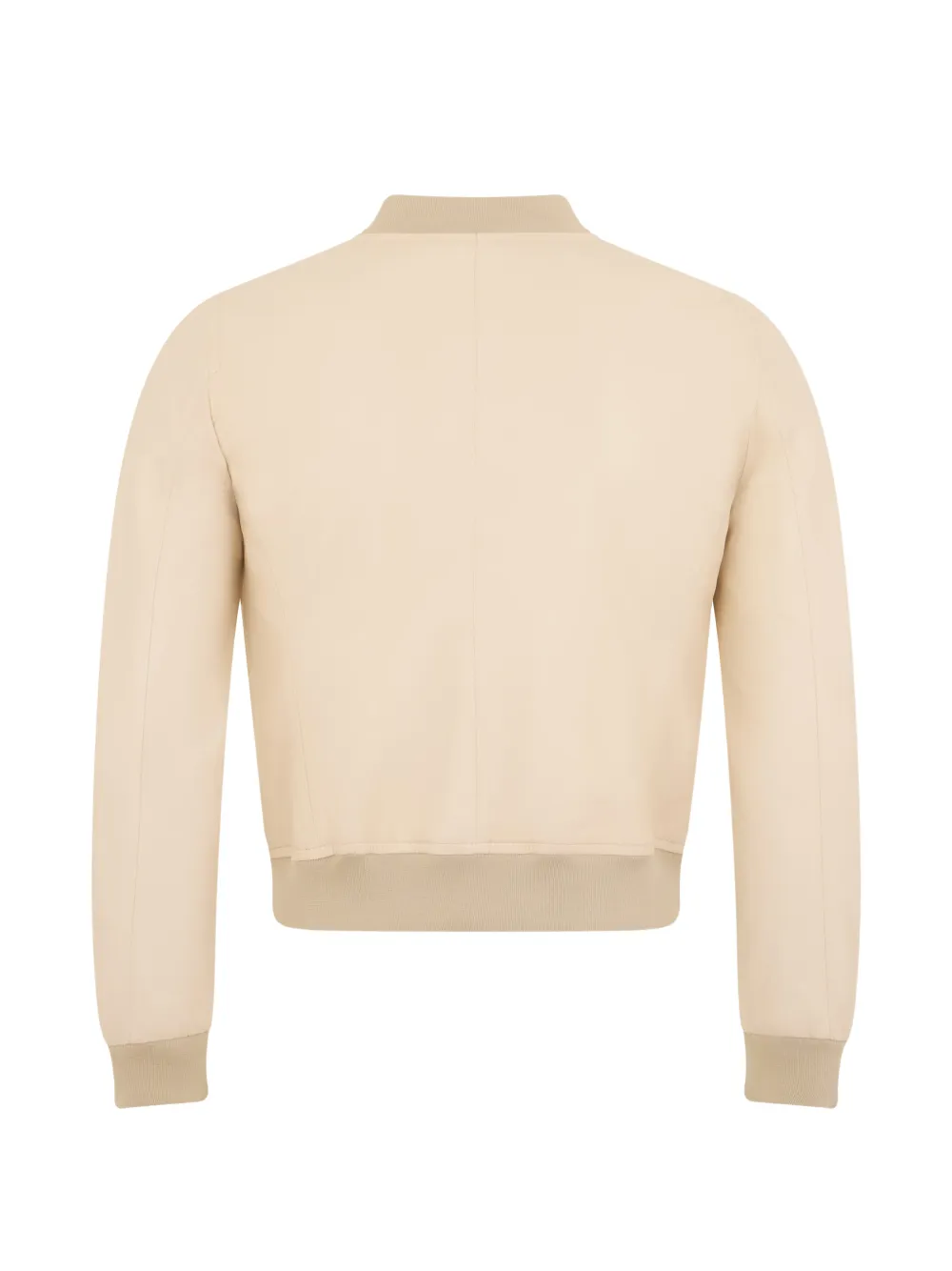  Moorer Leather Bomber Jacket - Neutrals 