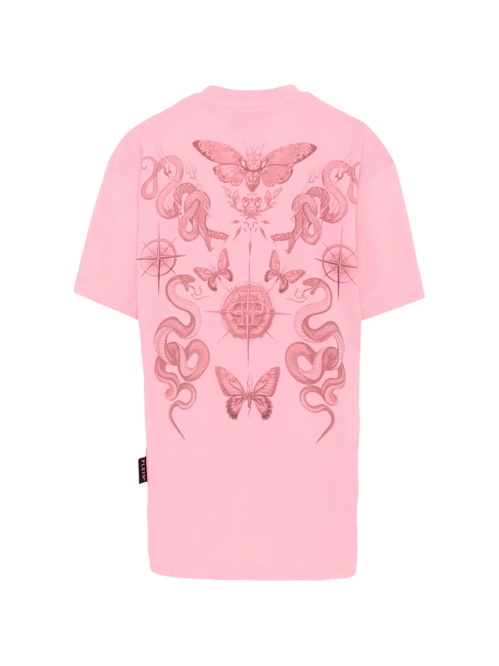 Philipp Plein Junior Jurk met korte mouwen Roze