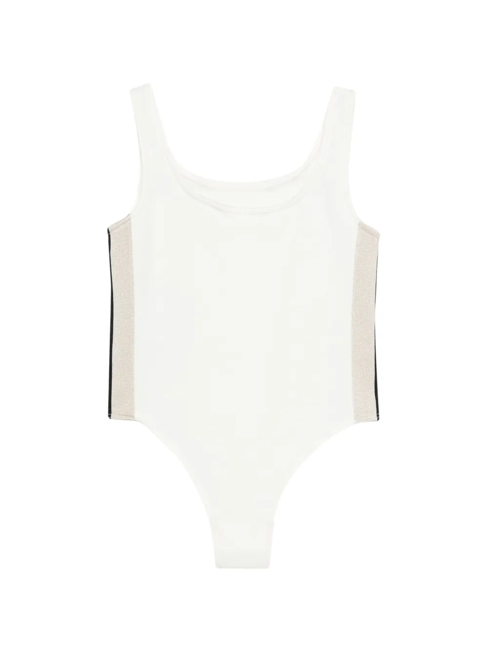 Palm Angels Kids Romper met logoprint Beige