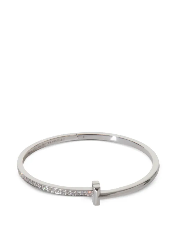 Tiffany & Co. Pre-Owned T T1 ダイヤモンド ブレスレット | シルバー 