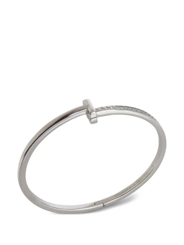 Tiffany & Co. Pre-Owned T T1 ダイヤモンド ブレスレット | シルバー
