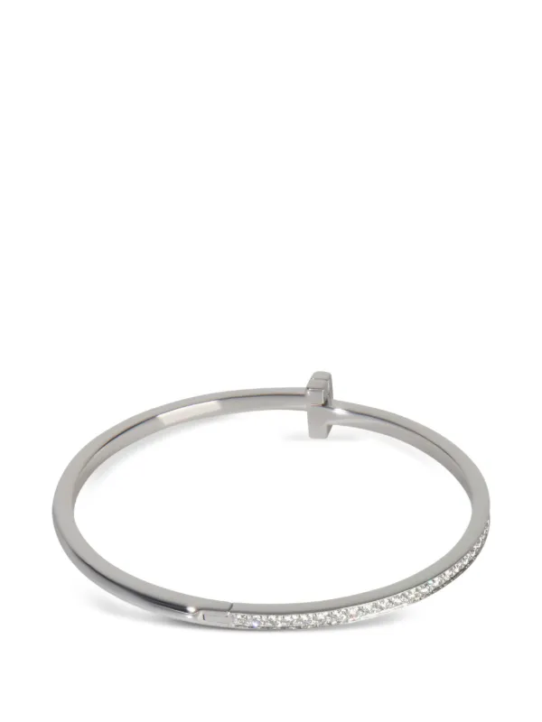 Tiffany & Co. Pre-Owned T T1 ダイヤモンド ブレスレット | シルバー